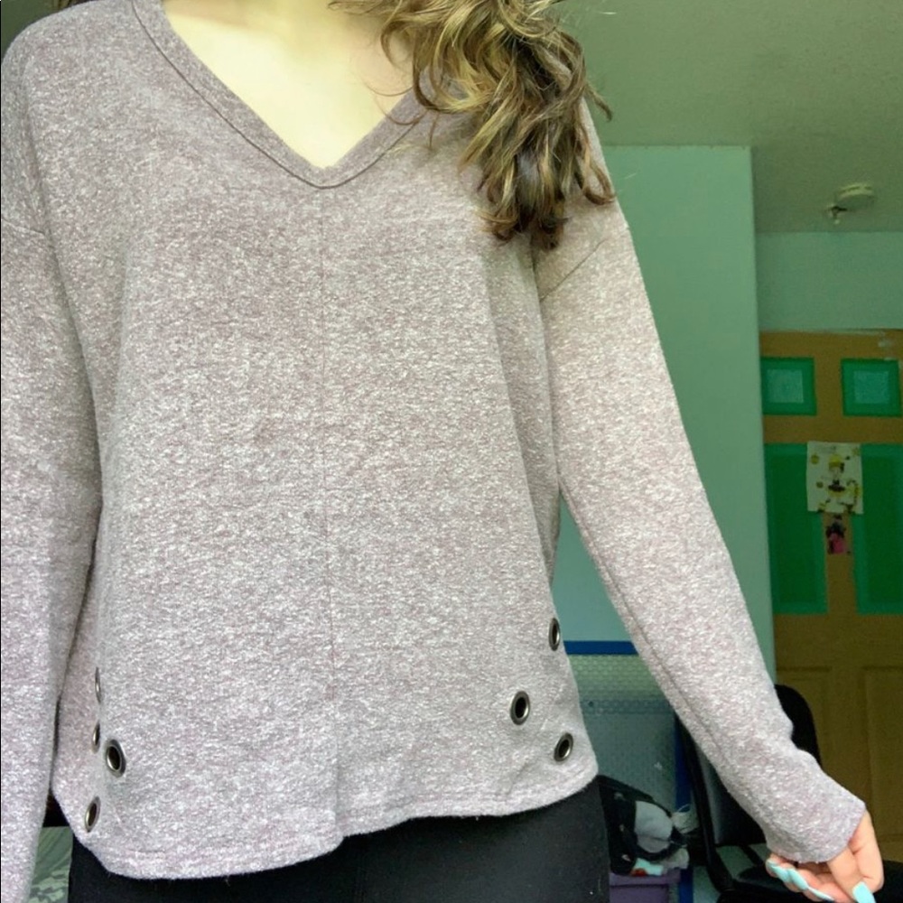 Purple sweater